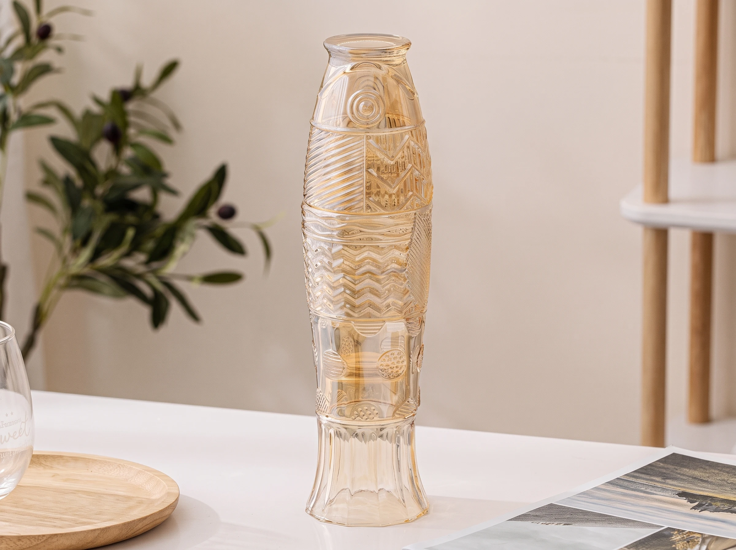 Stackable Glass Cup Set