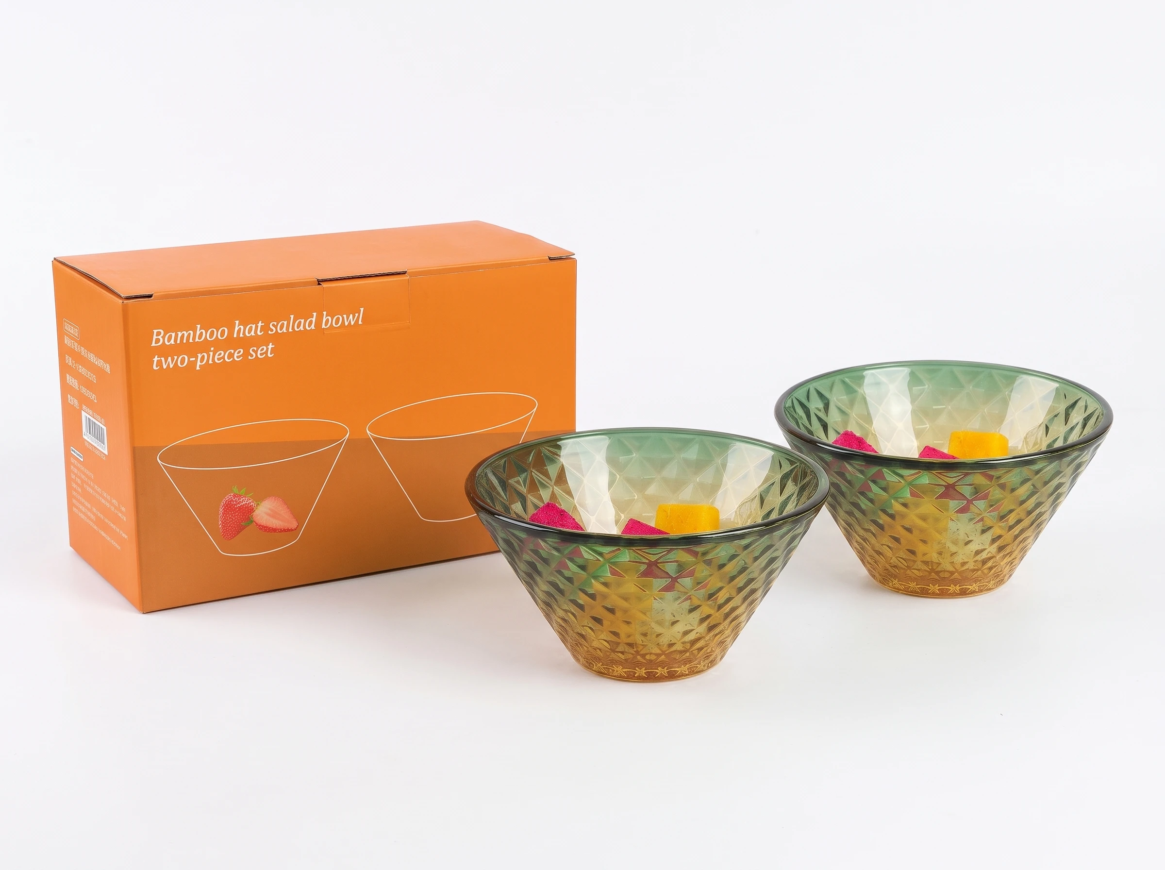 Glass Bowl Set (2 Pcs)