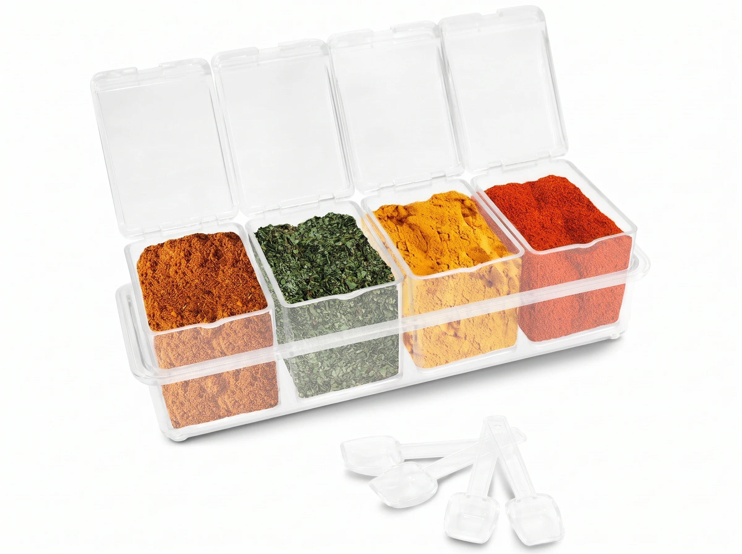 Clear Seasoning Box (4 PCS)